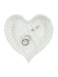 Something Different white glitter heart angel wing trinket dish (British brand)
