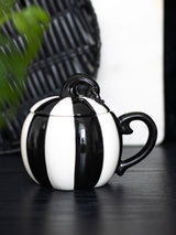 Next Something Different Black Striped Pumpkin Lidded Mug- Buy online at McGrocer