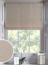 Next Fawn Abeille Natural Plain Made to Measure Roman Blind- Buy online at McGrocer