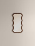 Cult Furniture walnut ridley wavy full length mirror - British product