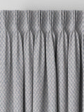 Indigo Pablo curtain purple geometric jacquard (British brand)