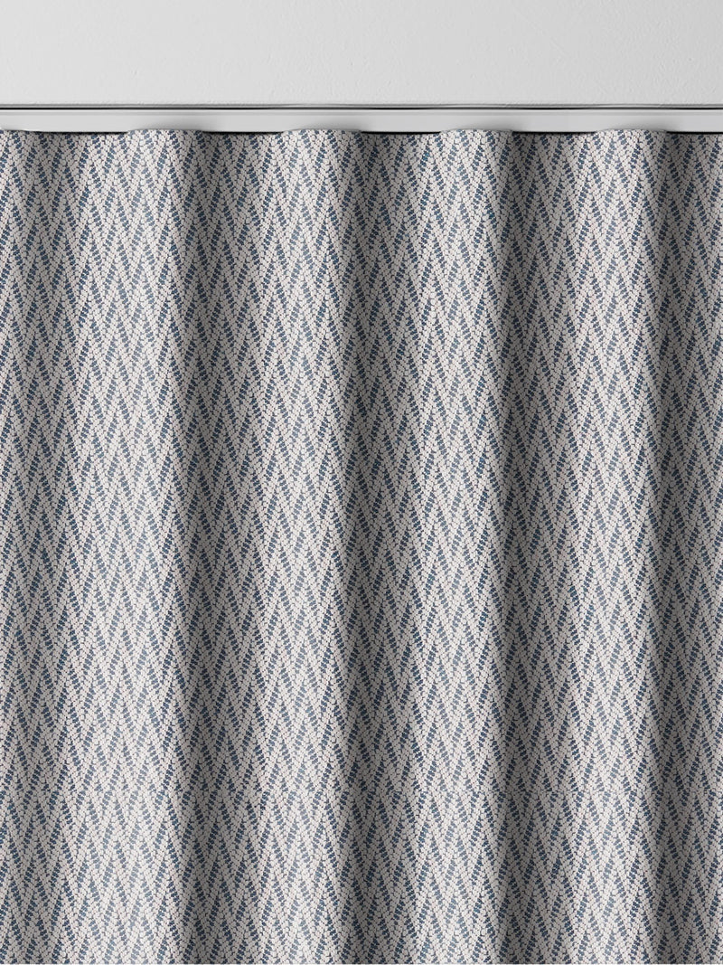 Indigo Pablo curtain purple geometric jacquard (British brand)