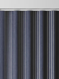 Indigo Leuwin blue striped made to measure curtains (British brand)