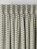 Sage Celot green geometric jacquard curtains (British brand)