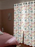 Blue floral made to measure Peony Odilon curtains - British product
