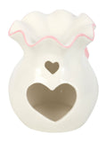 Something Different white and pink bow oil burner, UK version