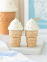 Next Something Different Brown Ice Cream Cone Salt and Pepper Shaker- Buy online at McGrocer