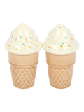 Something Different brown ice cream cone salt and pepper shaker, UK version