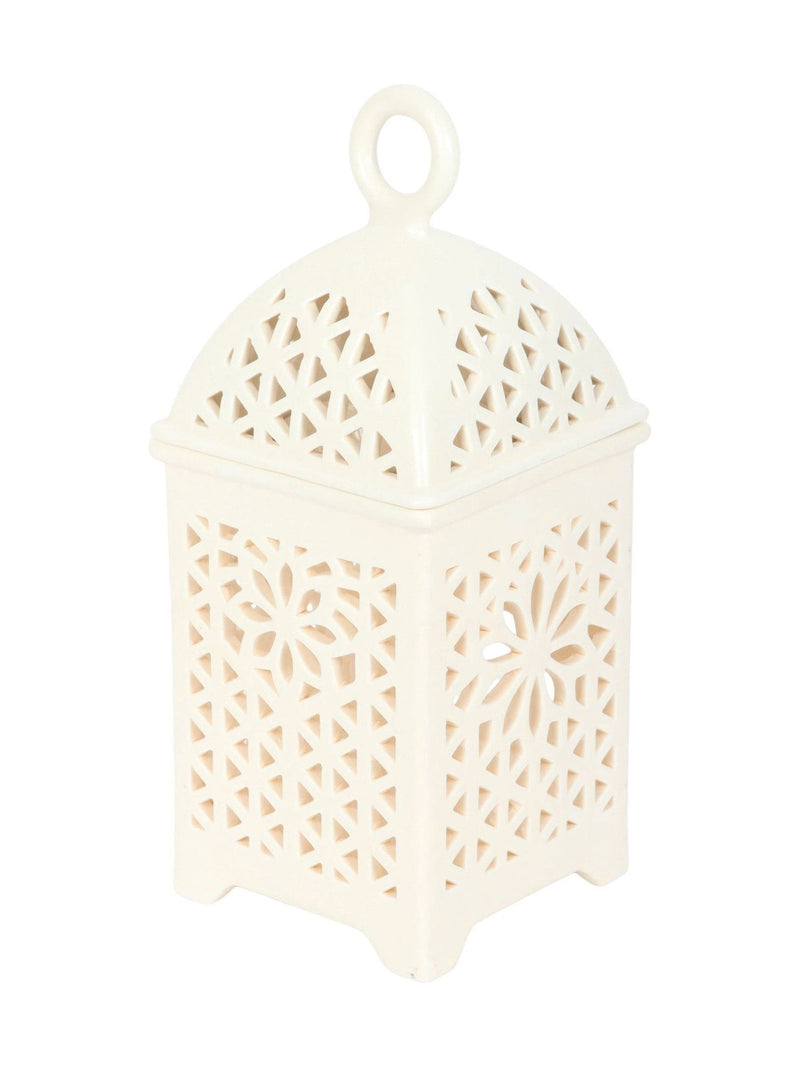 Something Different white ceramic lantern multi-purpose burner (British brand)