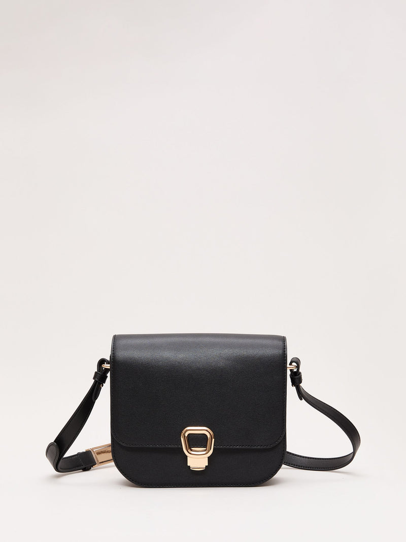 Phase Eight cross body bag black leather, imported from the UK
