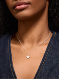 Accessorize sterling silver diamanté star pendant necklace - British product