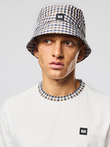 Next Weekend Offender Natural Mid House Check Queensland Bucket Hat- Buy online at McGrocer