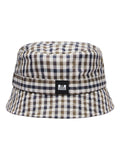 Weekend Offender bucket hat natural mid house check (British brand)