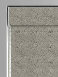 Champagne ditsy cut velvet roman blinds - British product