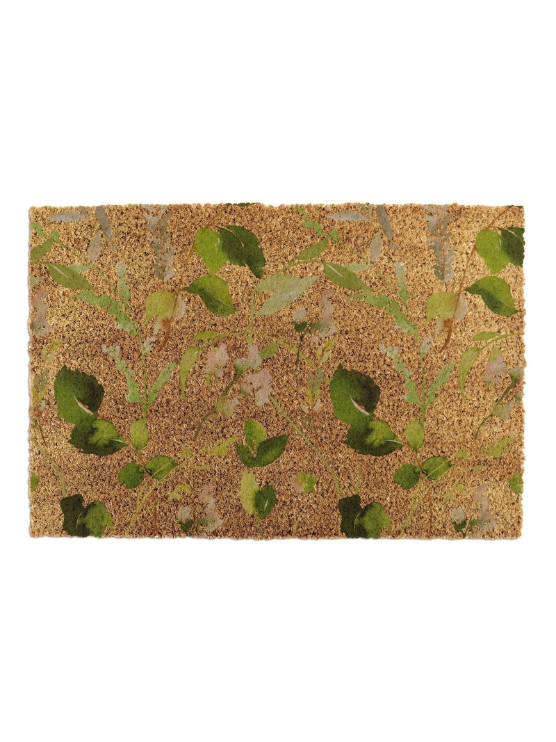 Artsy Mats doormat Brown Watercolour Leaves 60x40cm - British product
