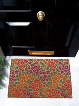 Next Artsy Mats Brown Floral Pattern Doormat 60cm x 40cm- Buy online at McGrocer