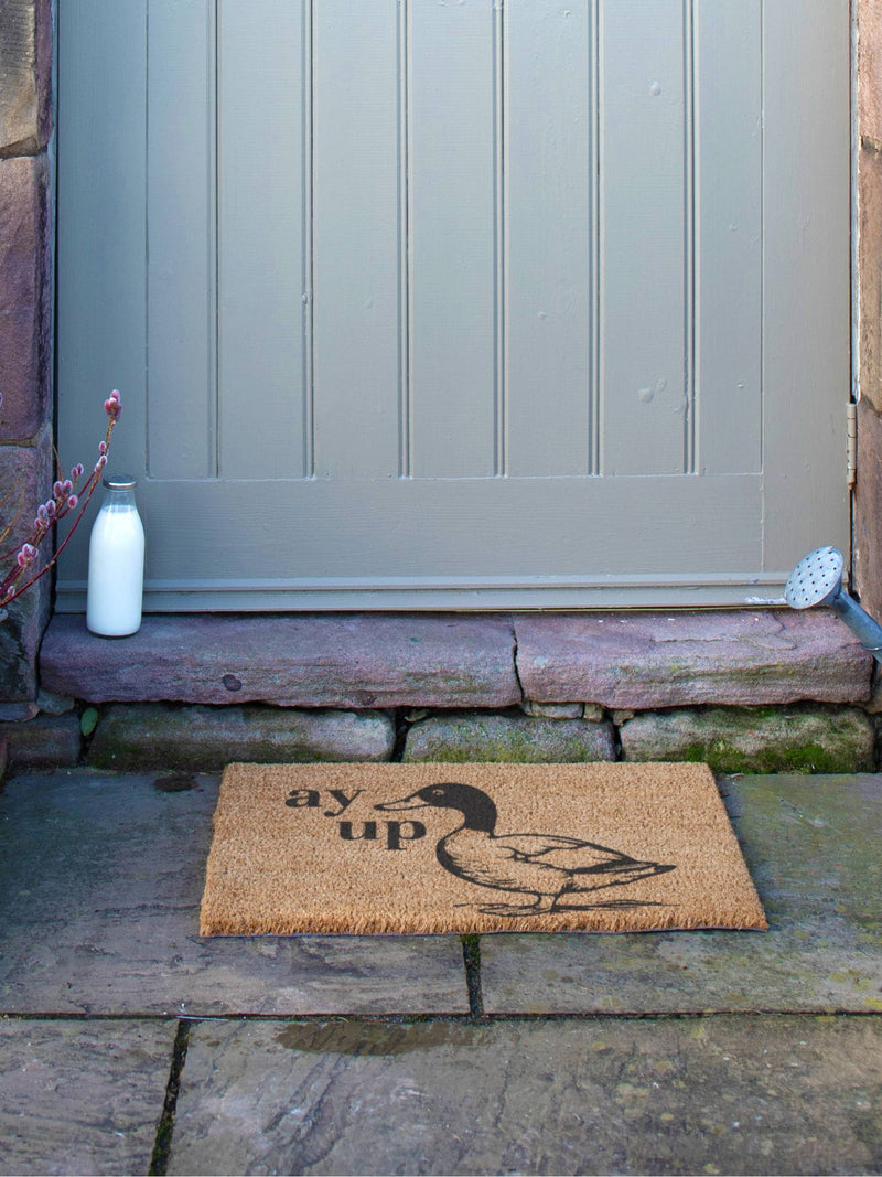 Artsy Mats Ay Up Duck doormat 60x40cm - British product