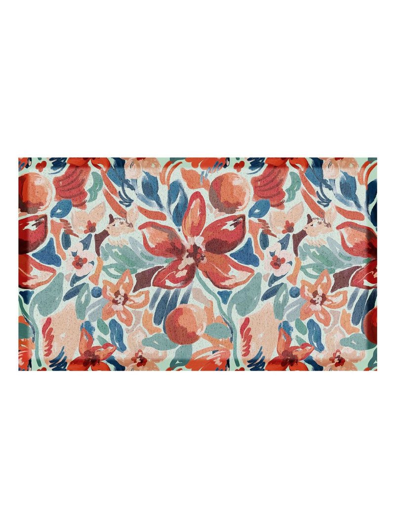 Artsy Mats Multi Lilys doormat 70x40cm, imported from the UK