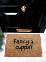 Next Artsy Mats Brown Fancy A Cuppa Doormat 60x40cm- Buy online at McGrocer