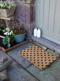 Artsy Mats Natural Black Dots Doormat 60x40cm - British product