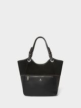 Next Osprey London Black Woodstock Suede Tote Bag- Buy online at McGrocer
