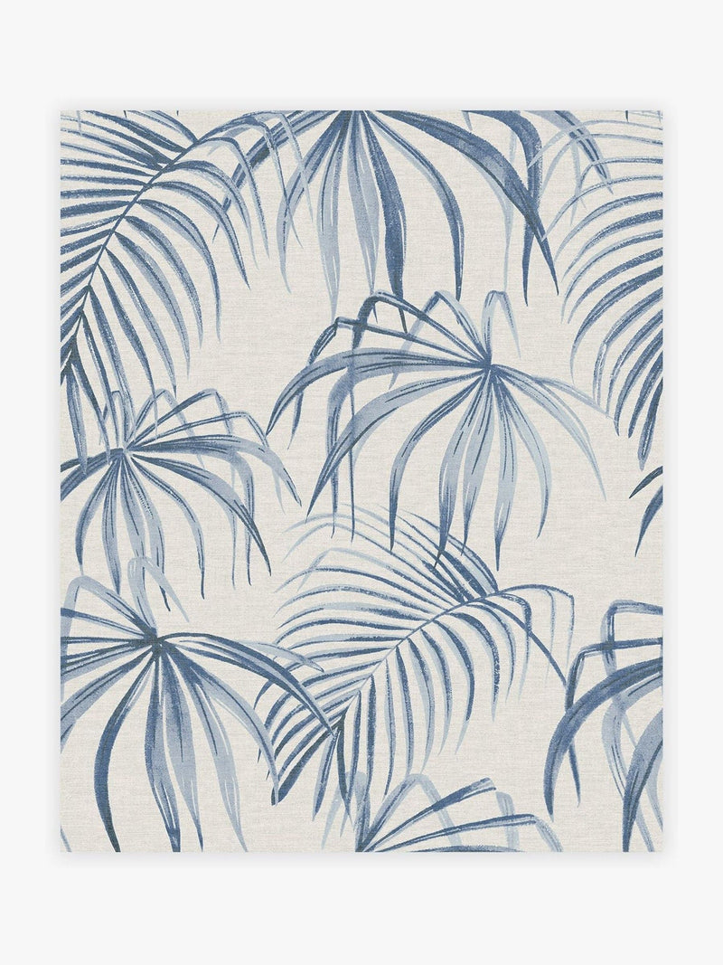 Wallpaper sample Cream Palm Print A4 - British product