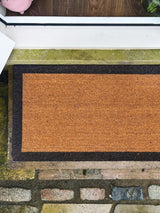 Next My Mat Black Border Coir Runner Doormat 55x125cm- Buy online at McGrocer