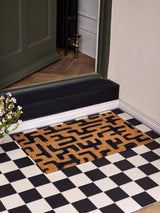 Next My Mat Natural Abstract Maze Coir Doormat 75cm x 45cm- Buy online at McGrocer