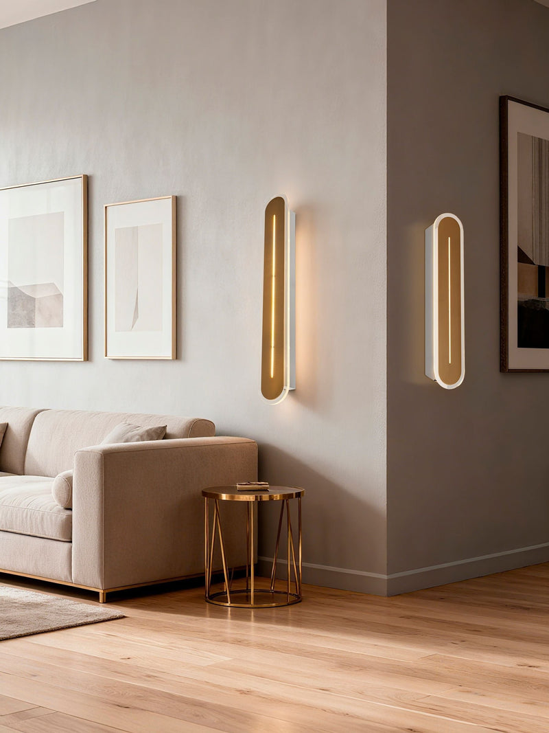 Searchlight Brass Mull LED wall light 42cm - British product