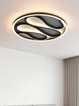 Next Searchlight Black Pau LED Flush Ceiling Light 39cm- Buy online at McGrocer