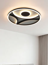 Next Searchlight Black Pau LED Flush Ceiling Light 5cm Height- Buy online at McGrocer