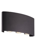 Searchlight FINKLE LED outdoor wall light sand black finish, UK version