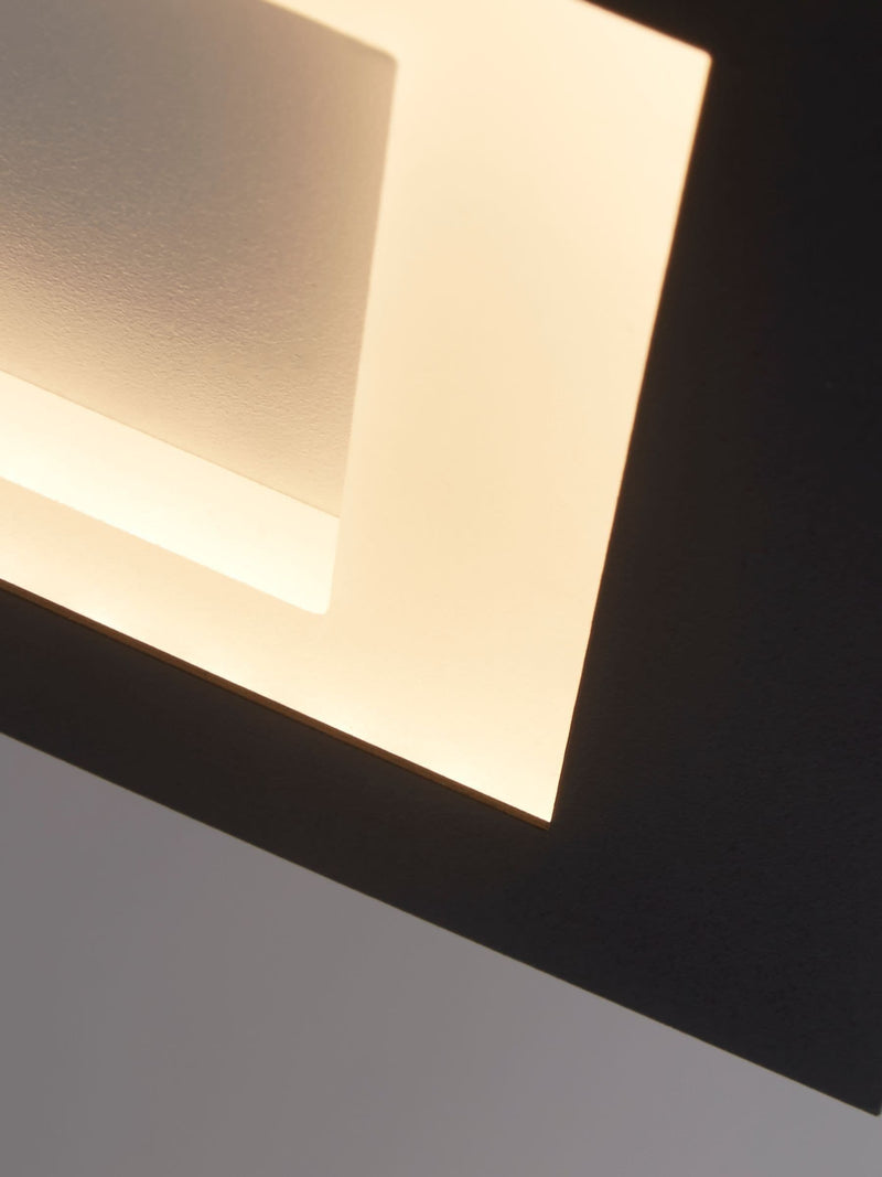 Searchlight Black Chance LED flush ceiling light 39cm (British brand)