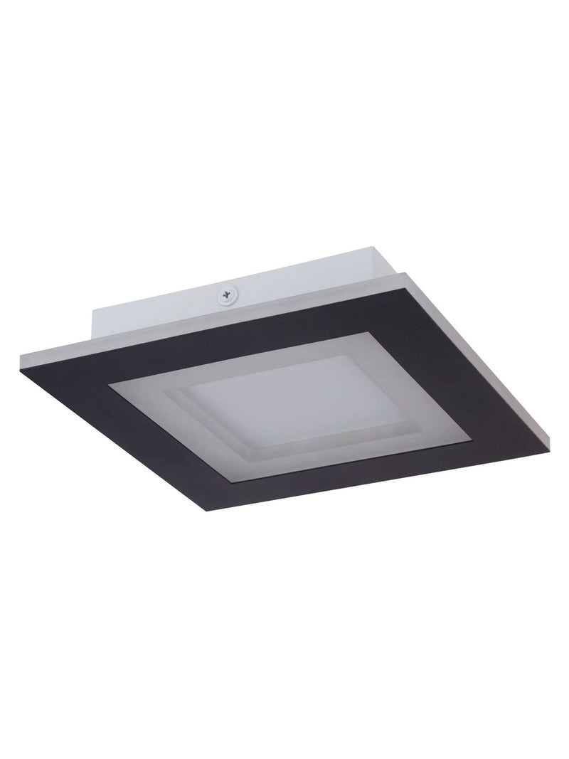 Searchlight Black Chance LED flush ceiling light 39cm (British brand)