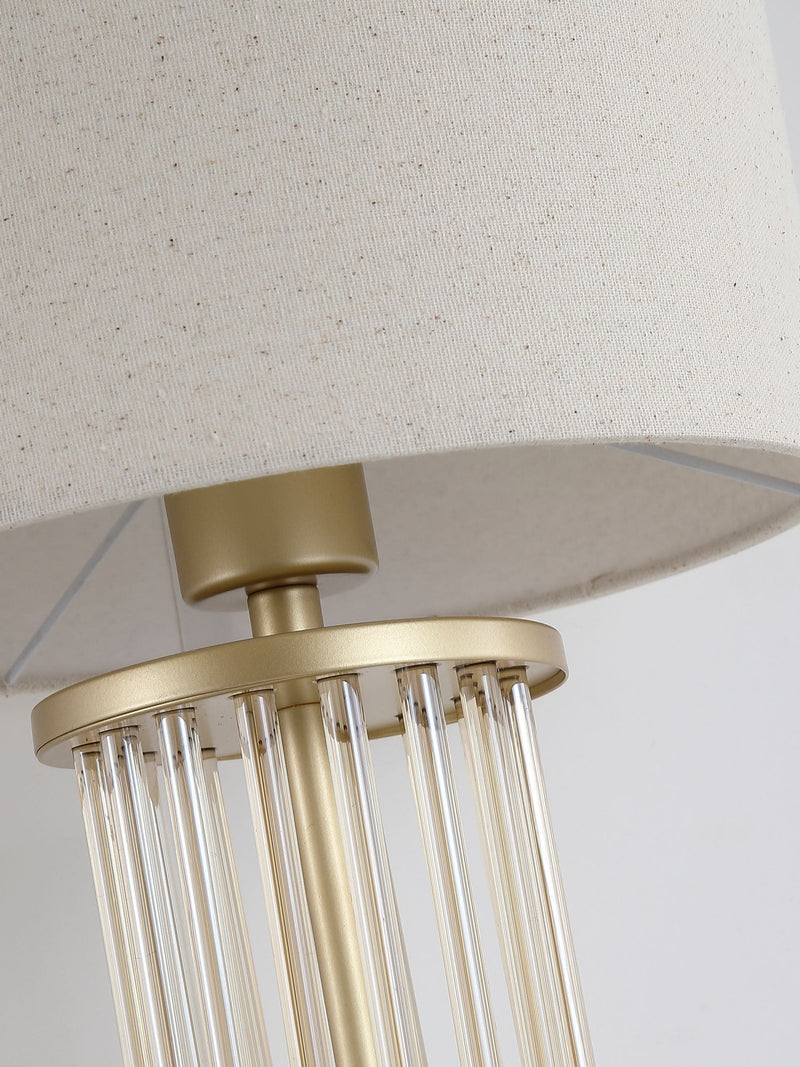 Searchlight Vera lamp champagne gold 42cm - British product