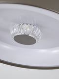 Searchlight Brown Jude LED flush ceiling light 38.5cm, UK version