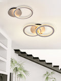 Searchlight flush ceiling light with LED dimming, UK version