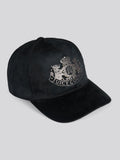 Juicy Couture black daydreamer velour cap, UK version