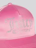 Juicy Couture pink diamante bow cap - British product