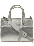 Pure Luxuries London Tatiana silver leather crossbody bag, imported from the UK