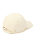 Kate Spade New York embroidered baseball cap white, UK version