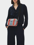 Radley Grey Cabana Stripe cross-body bag, UK version