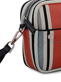 Radley Grey Cabana Stripe cross-body bag, UK version
