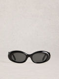 White Stuff black slim sunglasses, imported from the UK