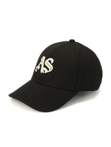 Next AllSaints Black Gothic AS Logo Baseball Cap- Buy online at McGrocer