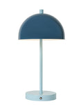 BHS blue dome rechargeable table lamp with USB-C - British product