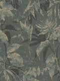 Galerie Blue Horizon Tree Leaf A4 wallpaper sample (British brand)