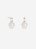 Inicio pearl and cubic zirconia stud earrings, UK version