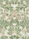 Galerie Wallcoverings Green Resan wallpaper, UK version