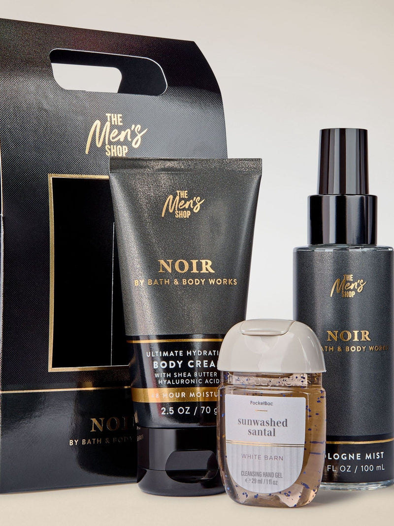 Bath & Body Works Noir travel-size gift set (British brand)